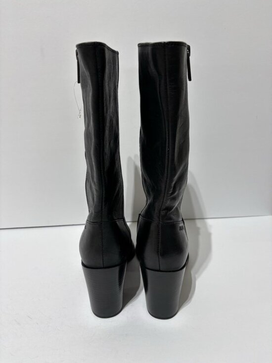Franco Sarto Women’s Jaxon Black Leather Boots, Size 8.5 M - Picture 4 of 6